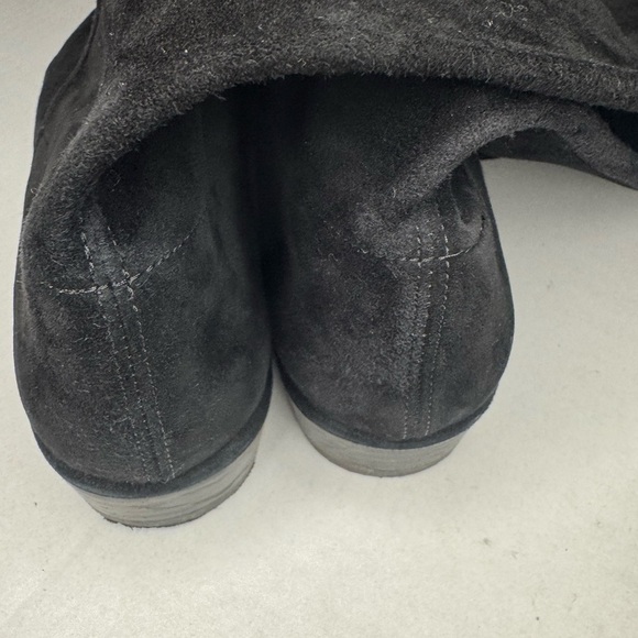 Stuart Weitzman $795 Jocey Suede Over-The-Knee Boots, Black, 7.5 - Picture 9 of 15